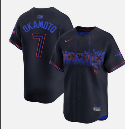 Men 2026 Toronto Blue Jays #7 Okamoto black Game Nike MLB Jersey 0925